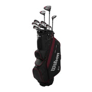 Men's Deep Red Tour Complete Set with Cart Bag