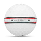 Duo Soft Golf Balls - Red/ White
