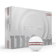 Duo Soft Golf Balls - Red/ White