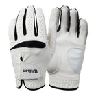 Feel Plus Golf Glove - White