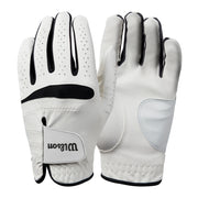 Feel Plus Golf Glove - White