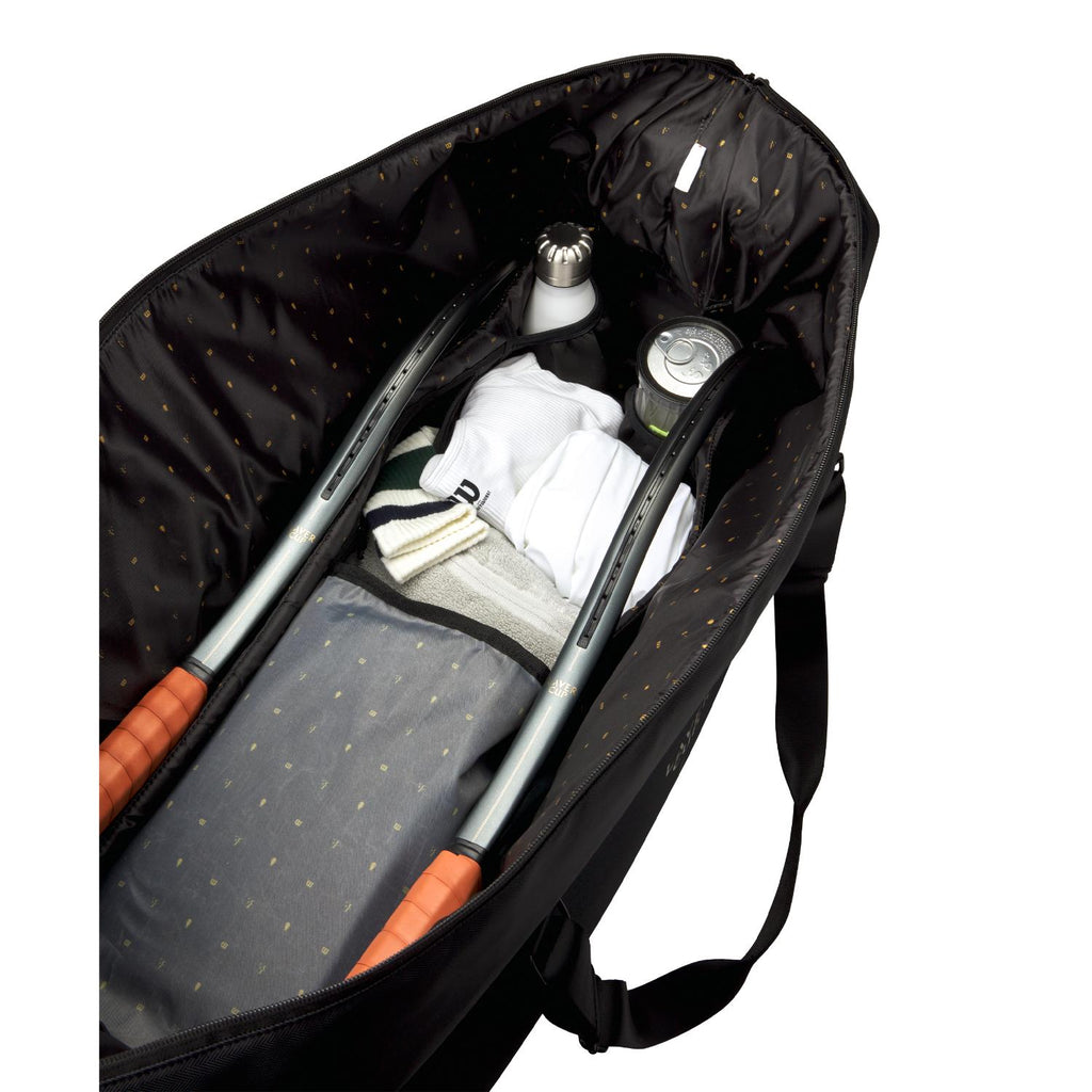 ウィルソン LAVER CUP RF PRACTICE DUFFEL 未使用 Wilson RF Practice Laver Cup 2025 Duffle Tennis Bag - Black