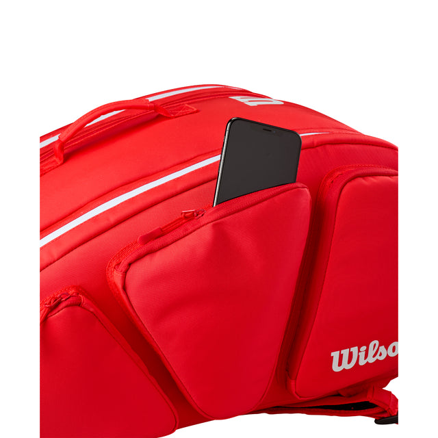 undefined Super Tour Red Pickleball Bag undefined - Image 5