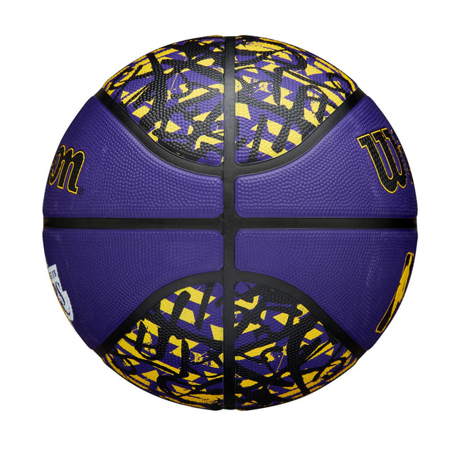 NBA Team Graffiti Basketball LA Lakers