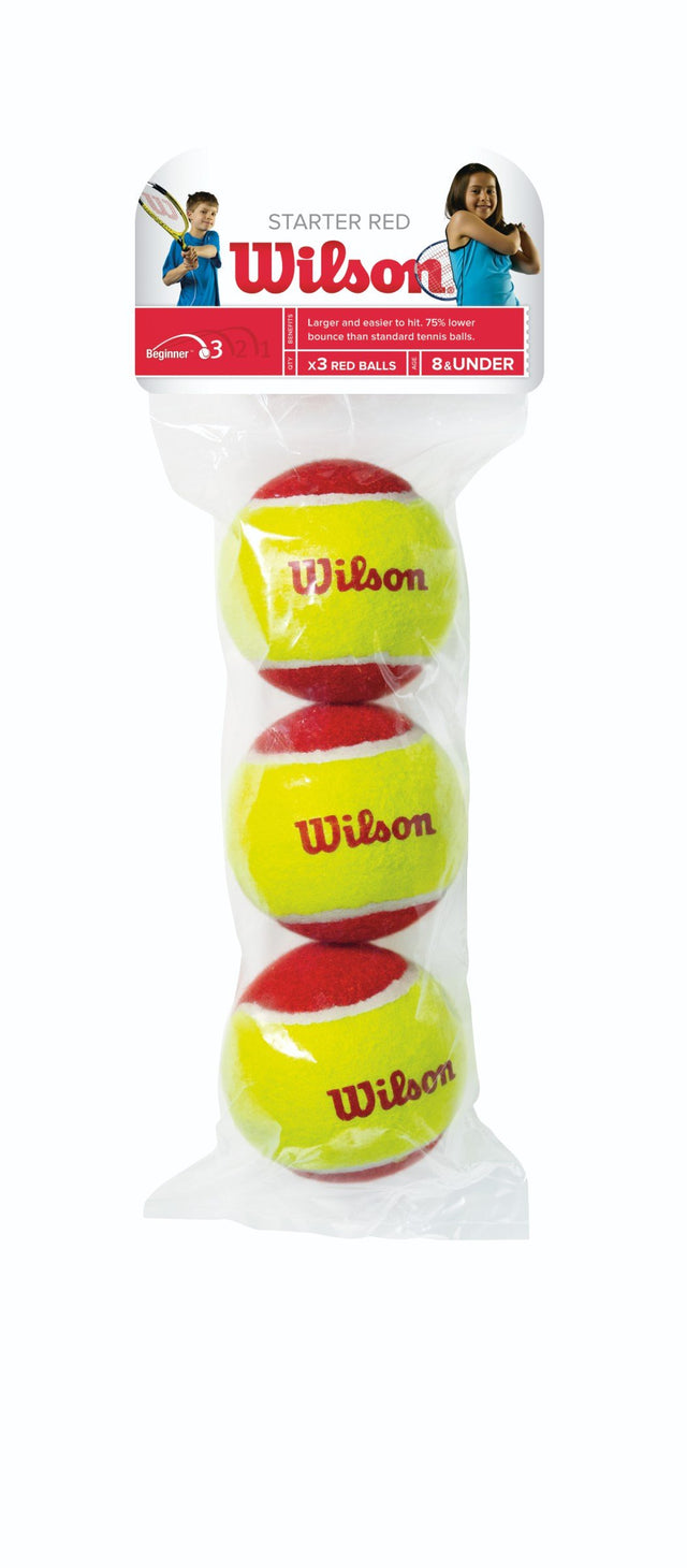 Starter Red Ball Tennis 3-Ball Pack