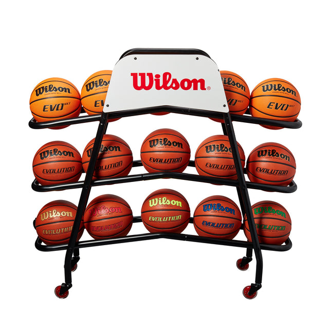 Deluxe Basketball Cart - 15 Ball